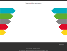 Tablet Screenshot of black-white-sex.com
